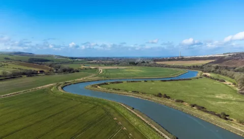 River Adur valley, looking north (banner)