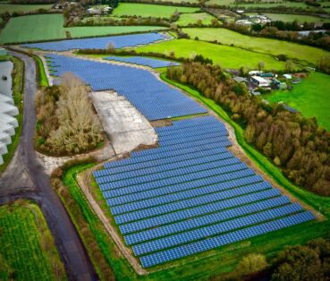 Photograph of solar panels in Sussex